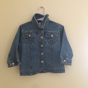 3/$15 Jersey- Lined Denim Jacket